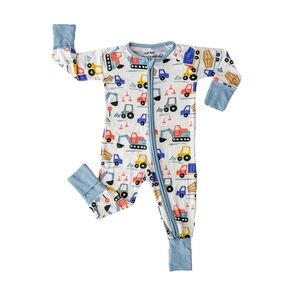 Little Sleepies Construction Zippy Footies